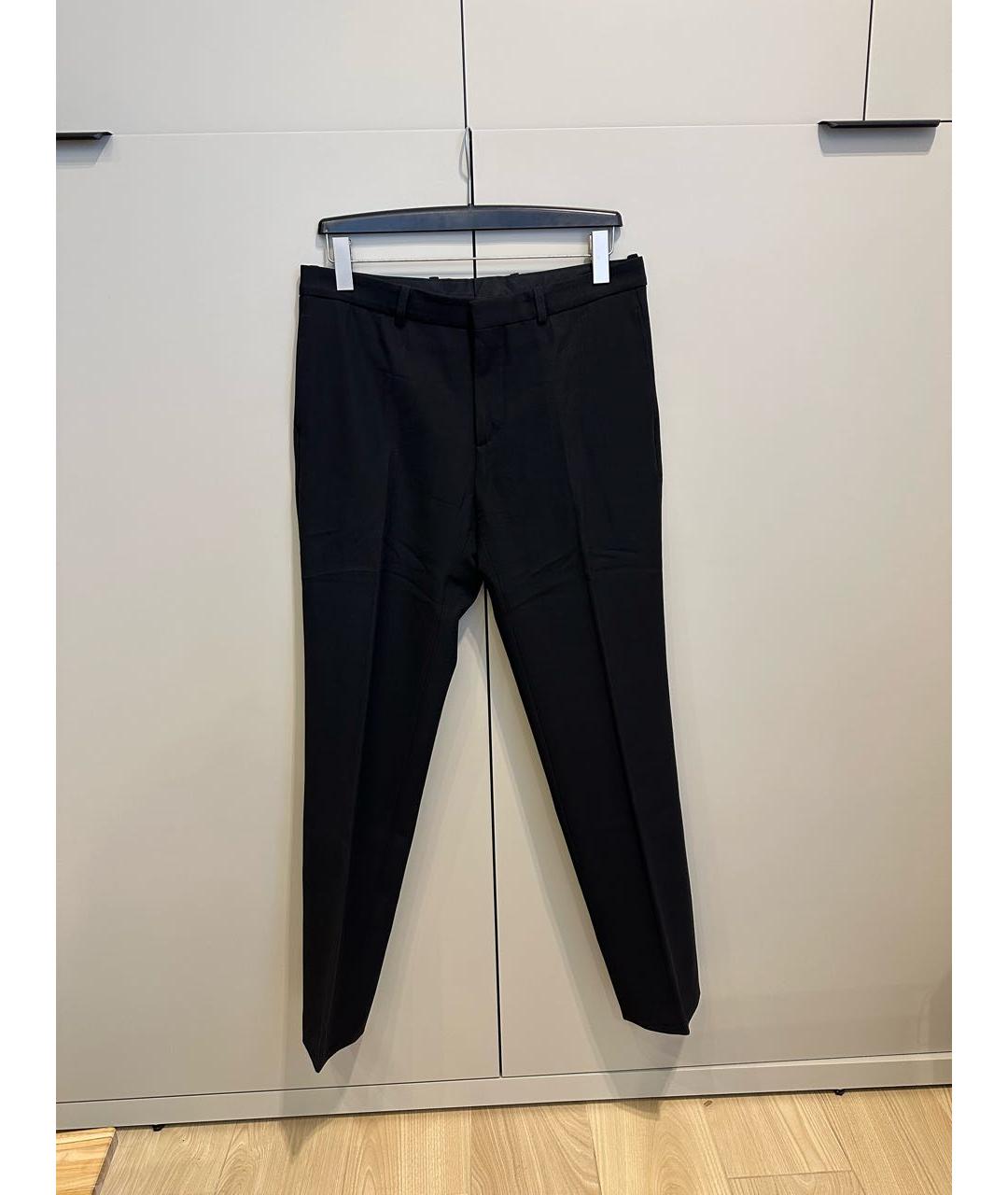 IRO Черные шерстяные классические брюки, фото 5