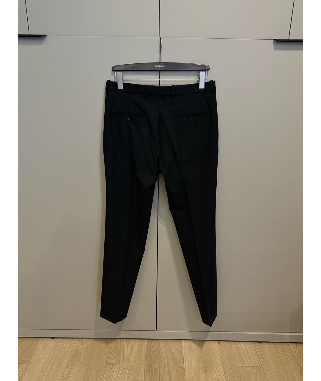 IRO Черные шерстяные классические брюки, фото 2