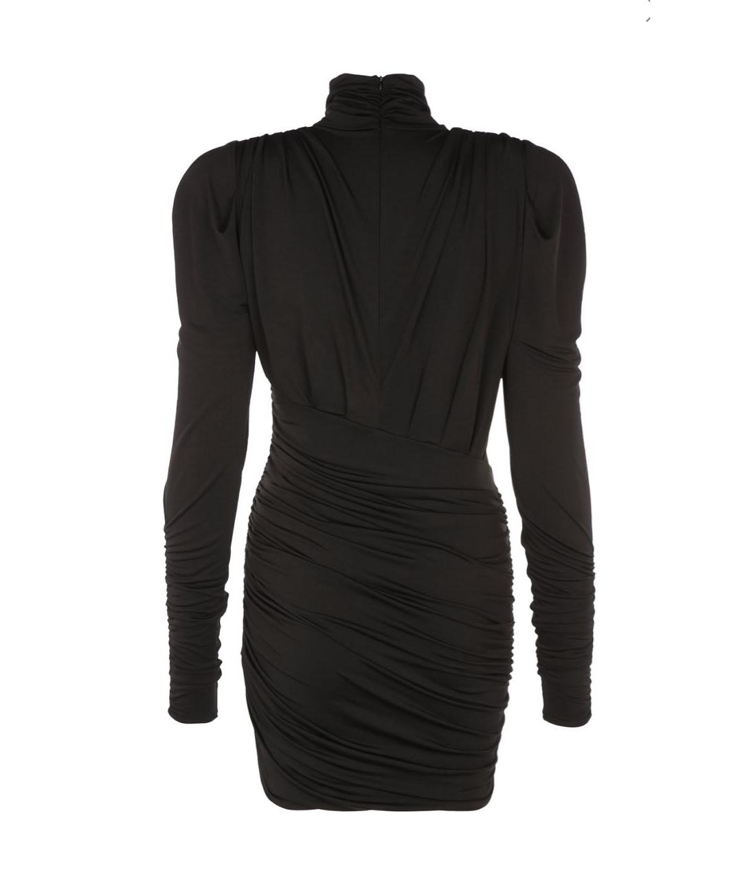 AUTENTIMENTS Черное полиэстеровое коктейльное платье, фото 2