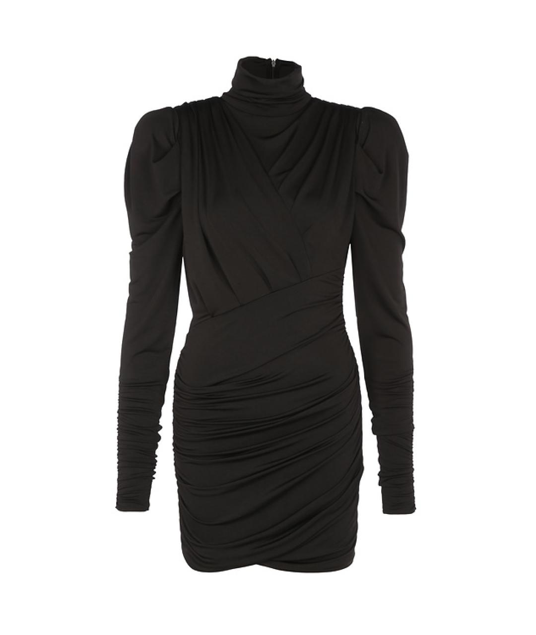 AUTENTIMENTS Черное полиэстеровое коктейльное платье, фото 10