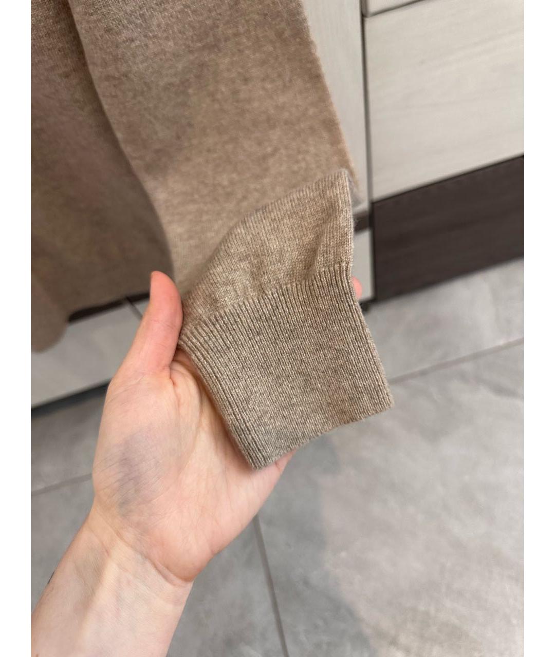 12 STOREEZ Бежевый кашемировый джемпер / свитер, фото 3