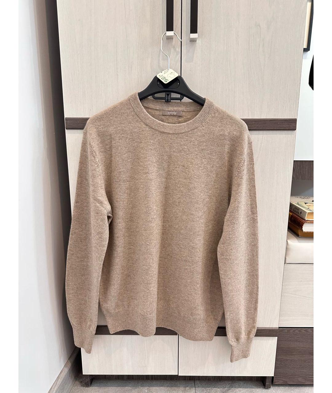 12 STOREEZ Бежевый кашемировый джемпер / свитер, фото 7