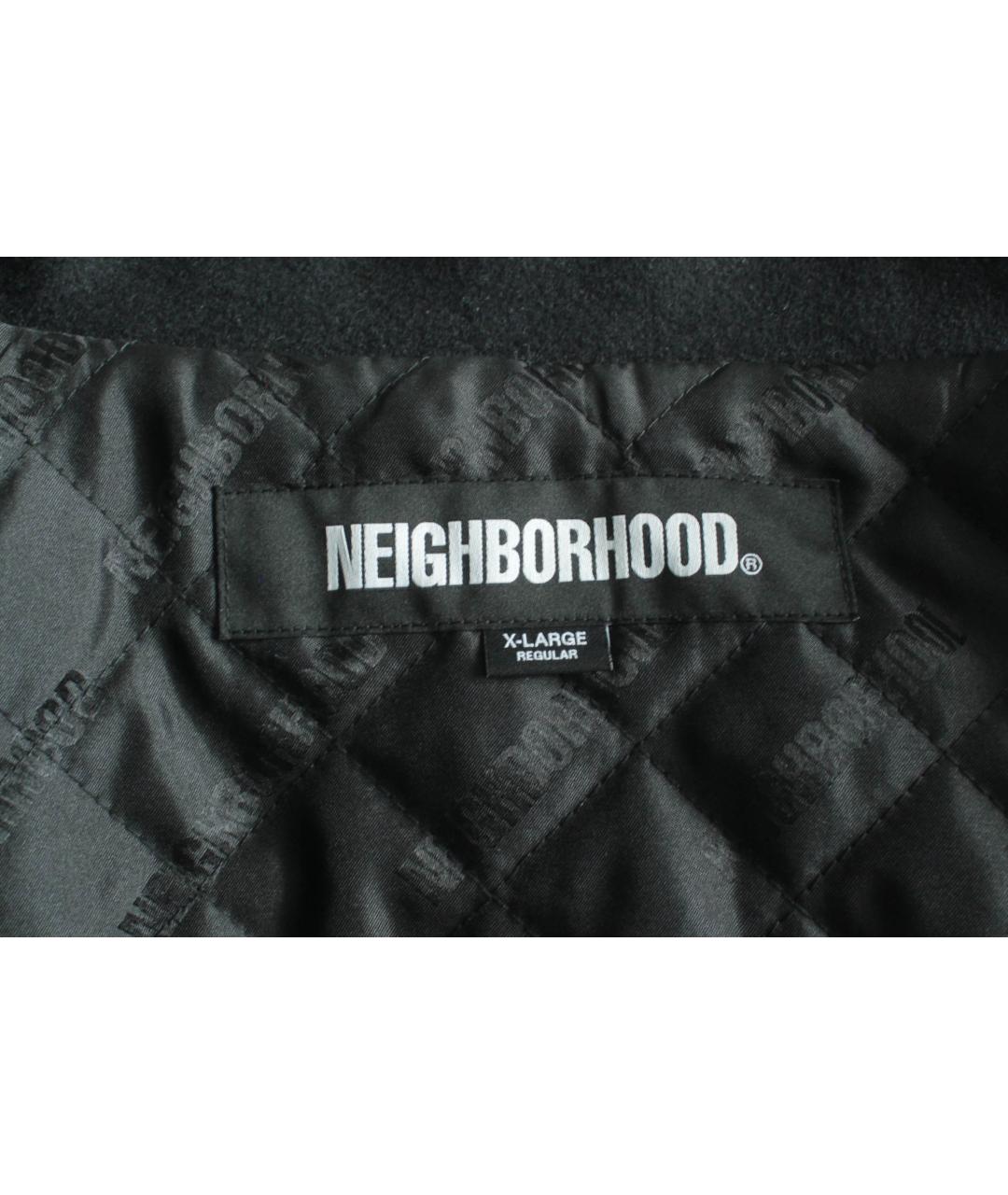 NEIGHBORHOOD Черная шерстяная куртка, фото 7