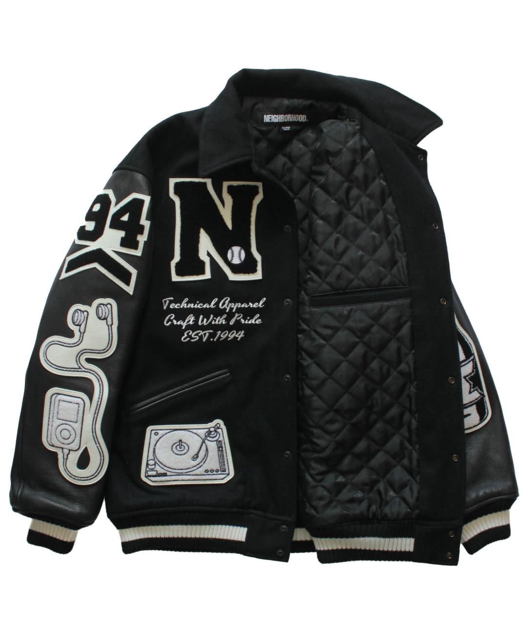 NEIGHBORHOOD Черная шерстяная куртка, фото 2