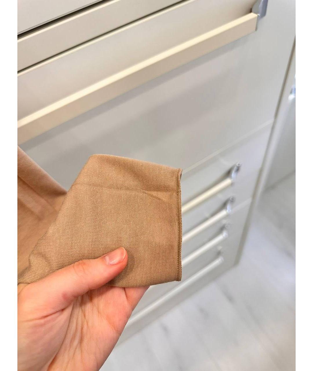 12 STOREEZ Бежевая вискозная водолазка, фото 3