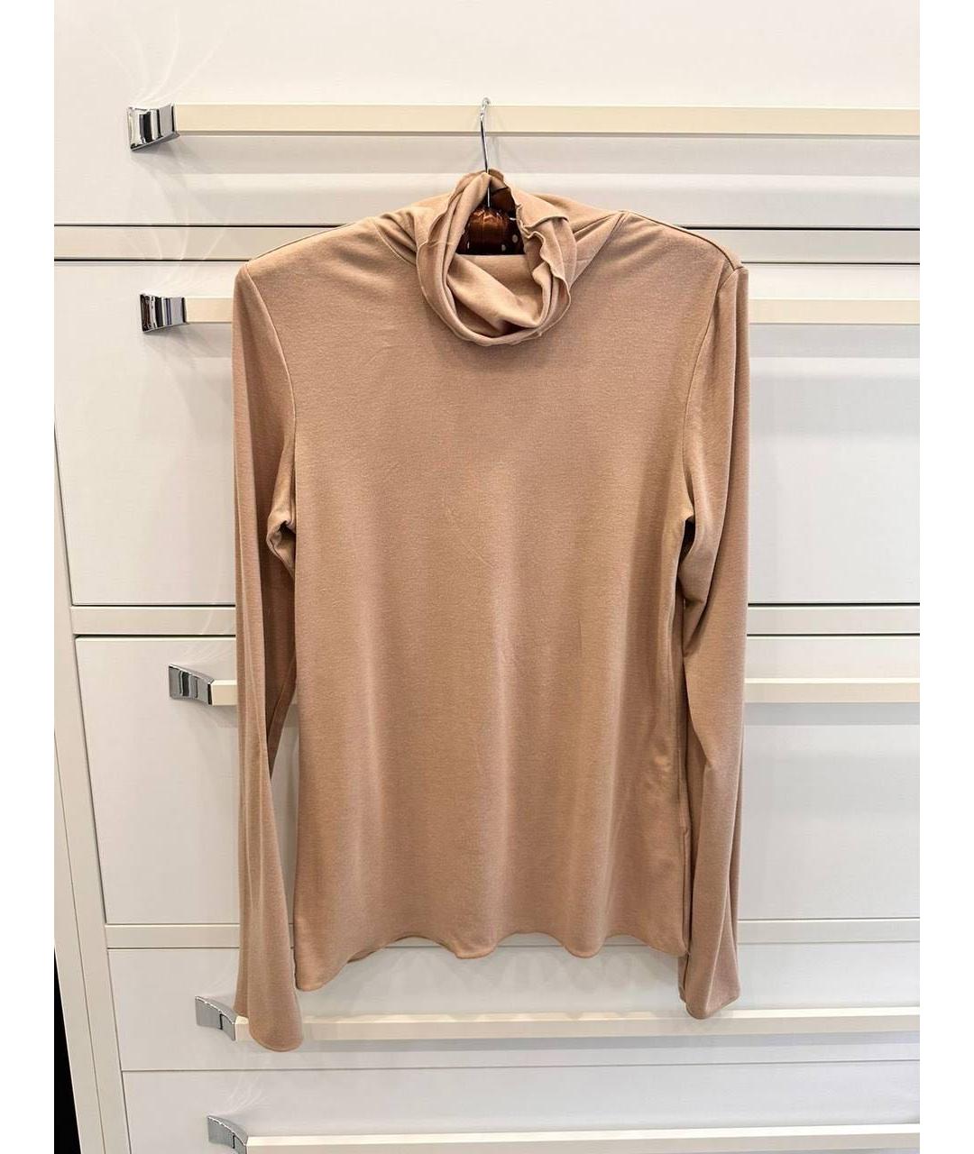12 STOREEZ Бежевая вискозная водолазка, фото 7