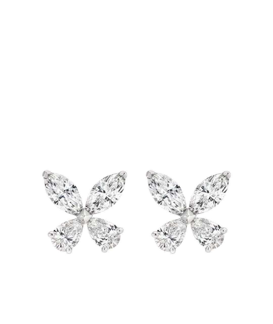 GRAFF Серебряные серьги из белого золота, фото 1