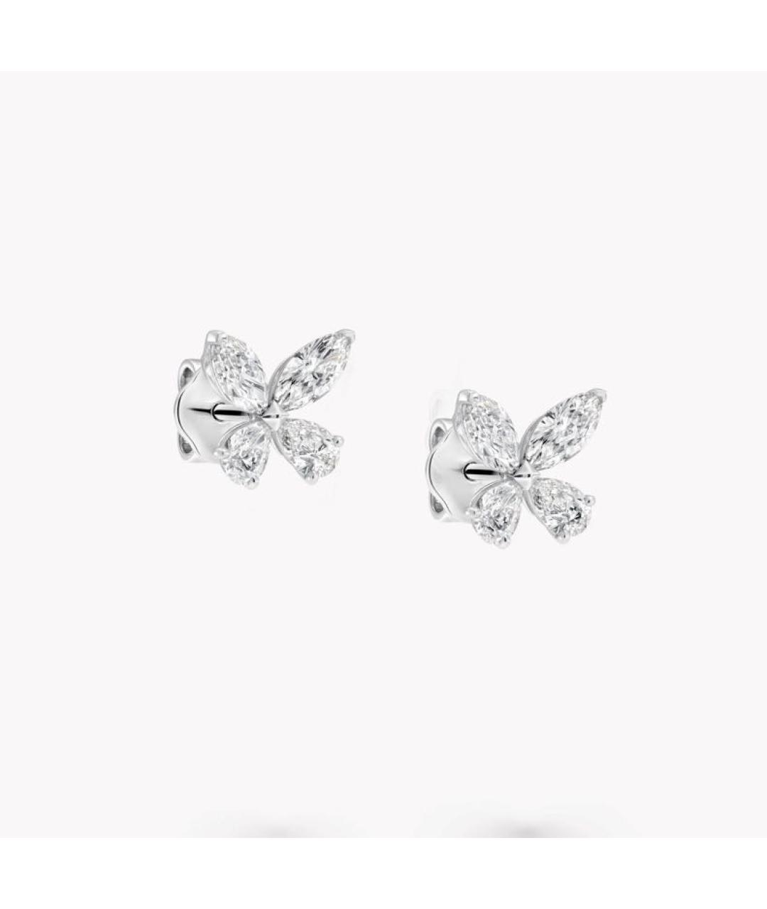 GRAFF Серебряные серьги из белого золота, фото 3