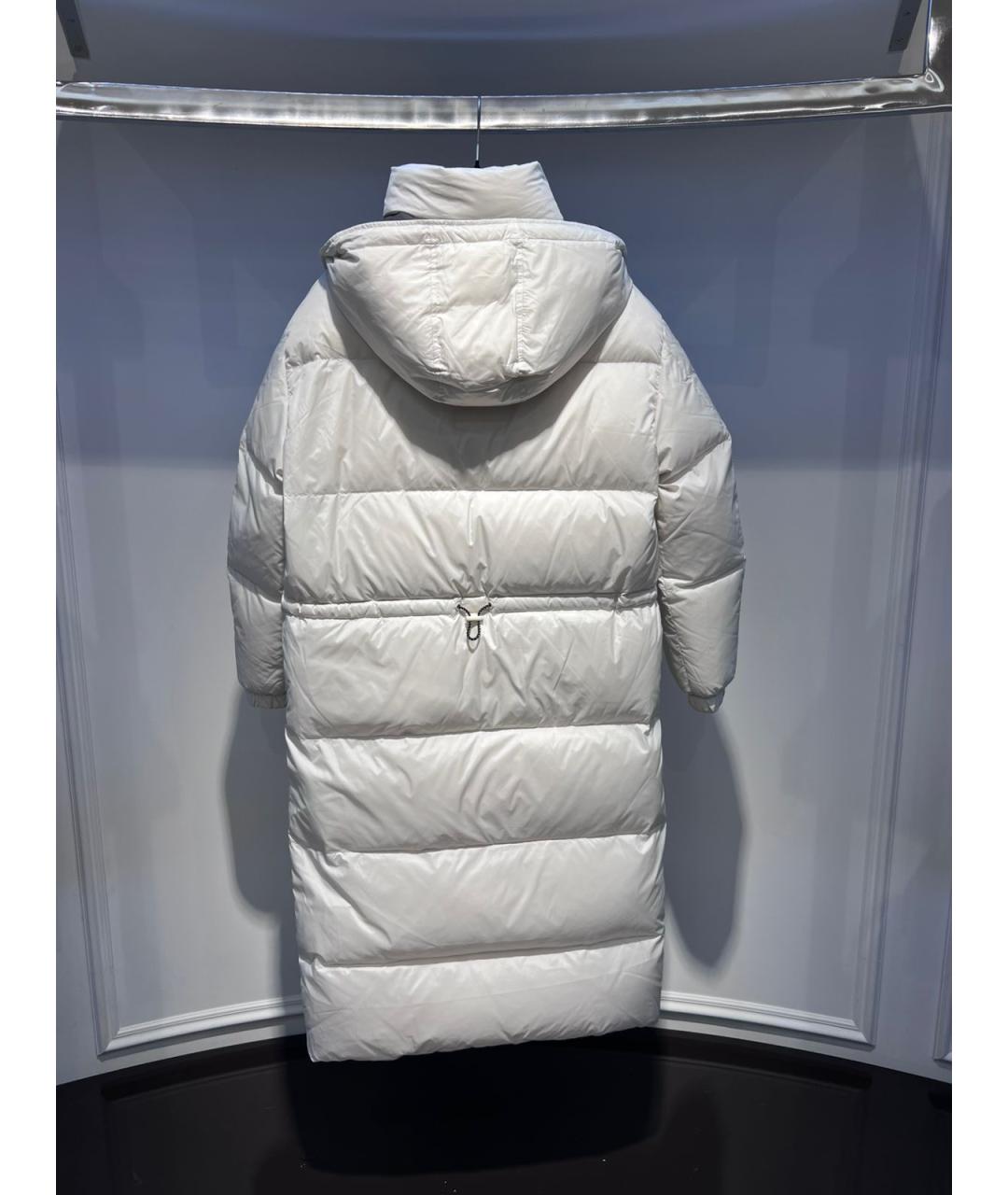 YVES SALOMON Белая полиэстеровая куртка, фото 2