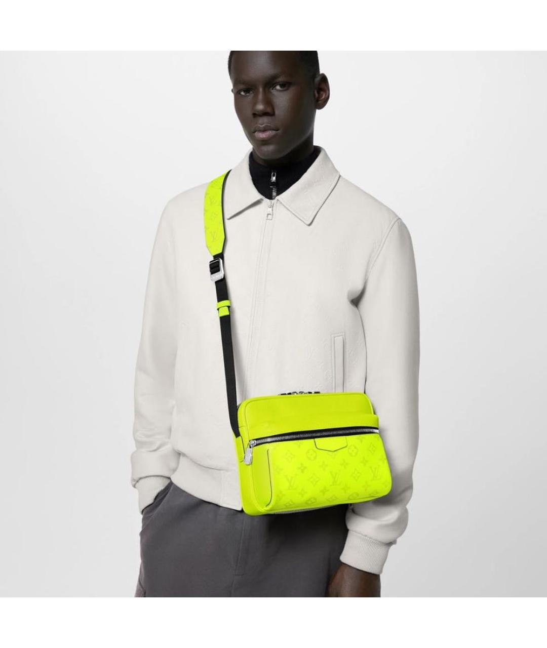 LOUIS VUITTON Желтая сумка на плечо, фото 5