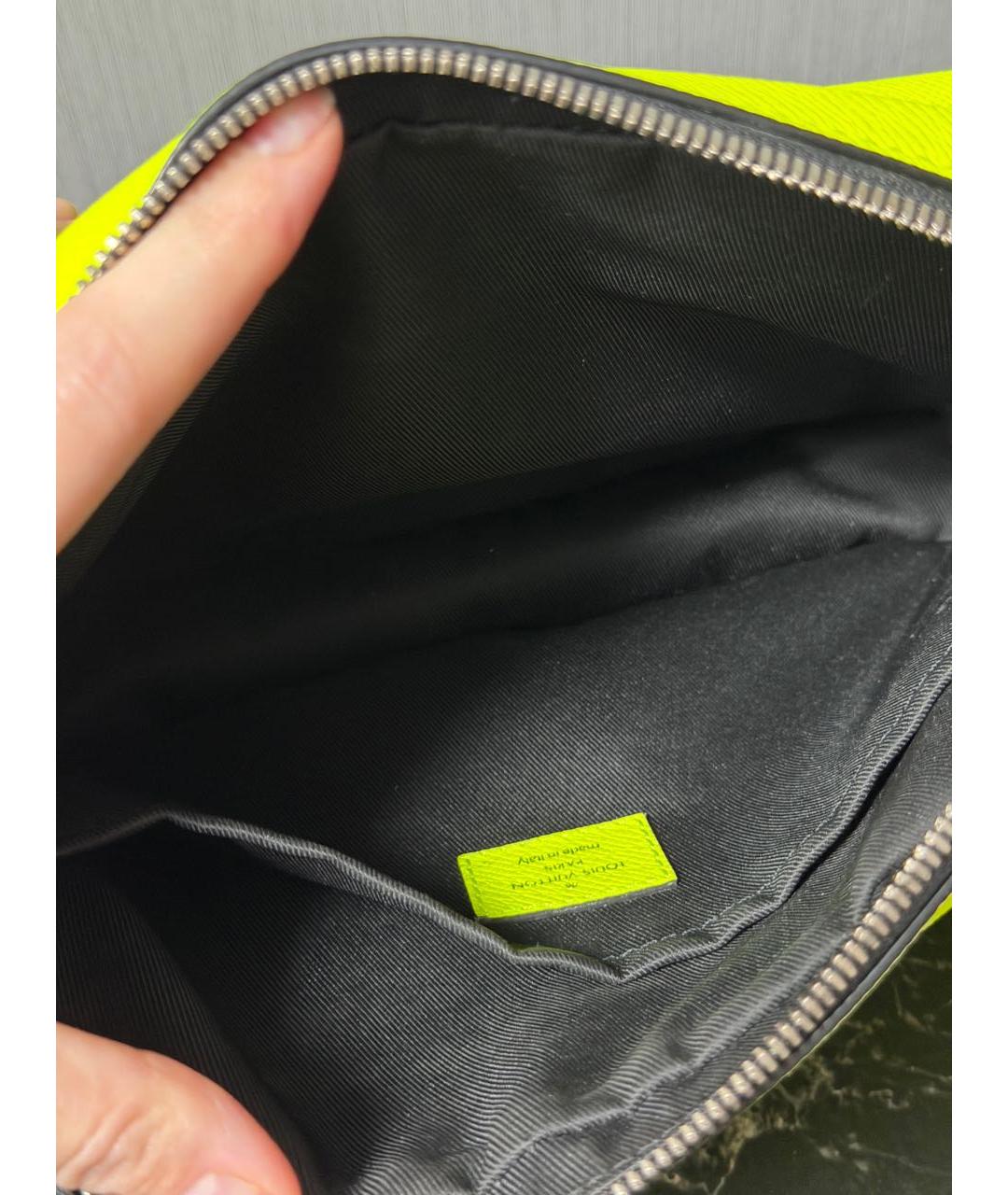 LOUIS VUITTON Желтая сумка на плечо, фото 4