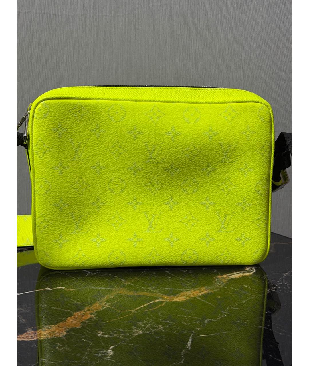 LOUIS VUITTON Желтая сумка на плечо, фото 3