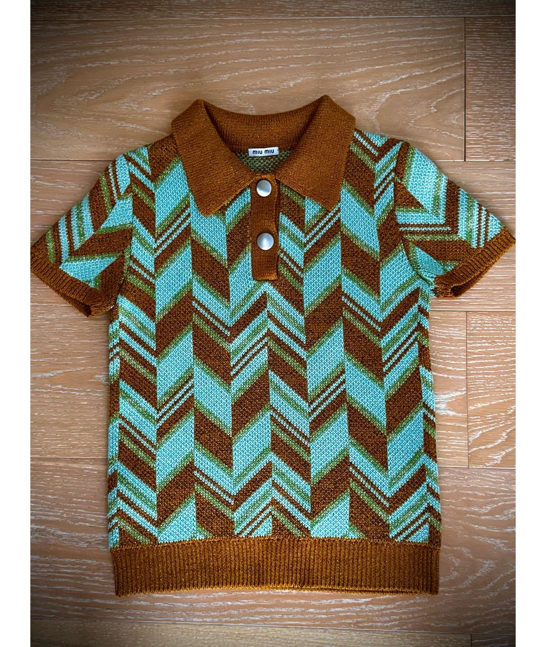 MIU MIU Мульти джемпер / свитер, фото 7