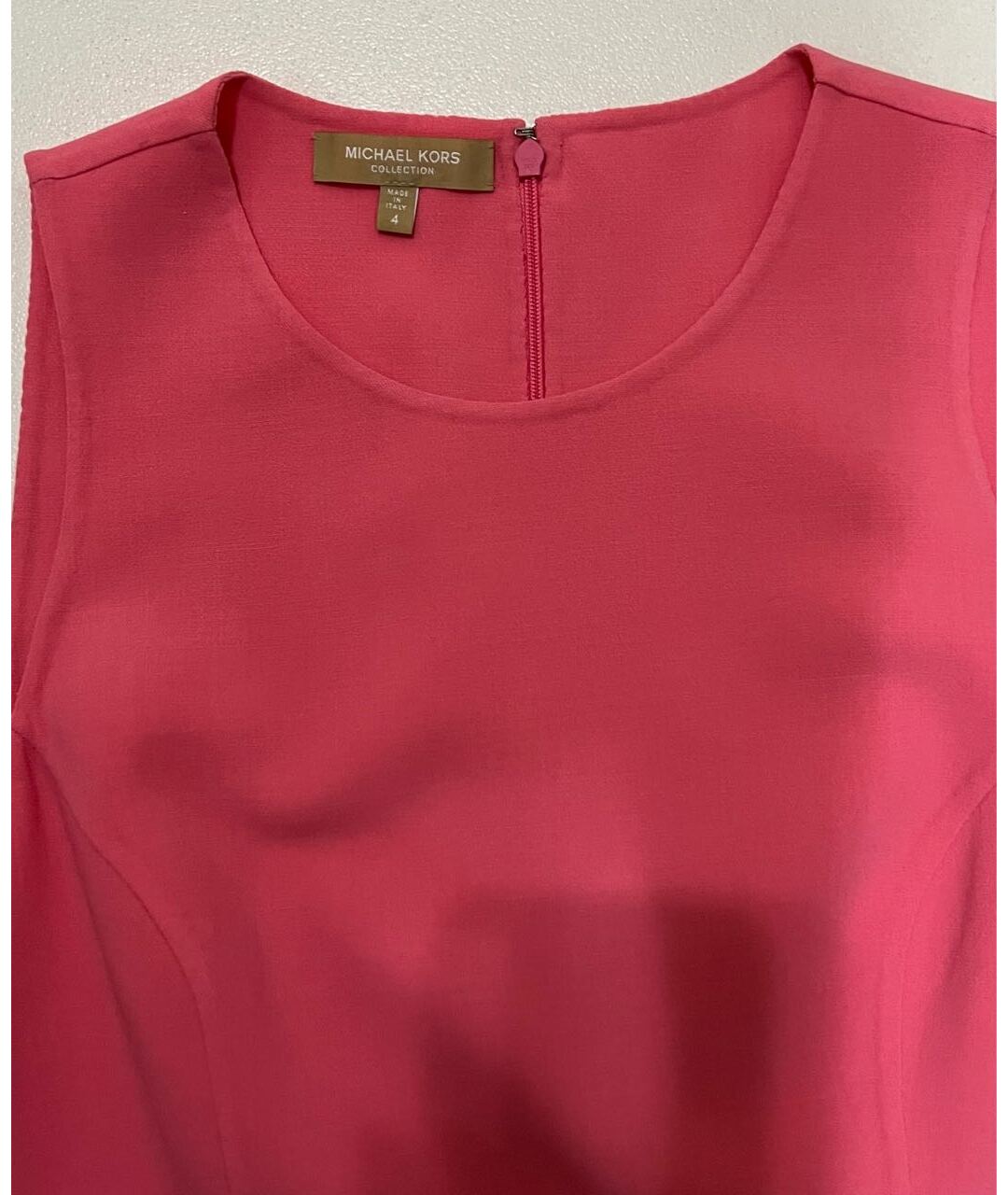 MICHAEL KORS COLLECTION Розовое шерстяное повседневное платье, фото 5