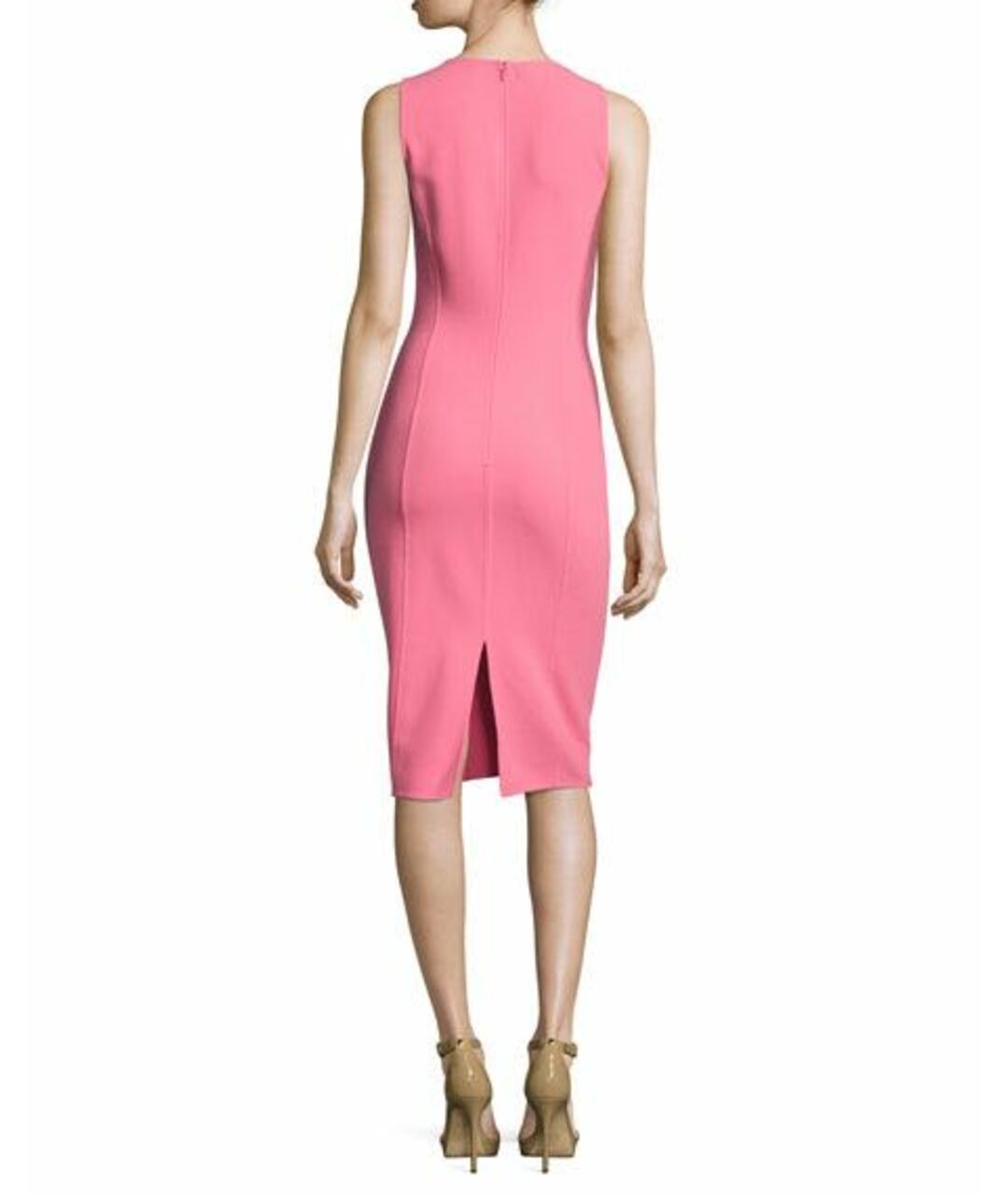 MICHAEL KORS COLLECTION Розовое шерстяное повседневное платье, фото 2