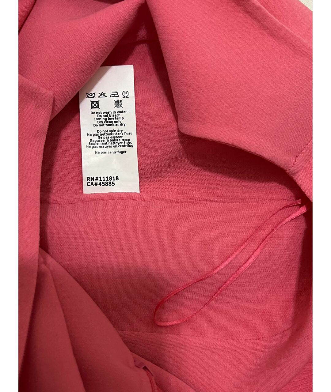 MICHAEL KORS COLLECTION Розовое шерстяное повседневное платье, фото 7