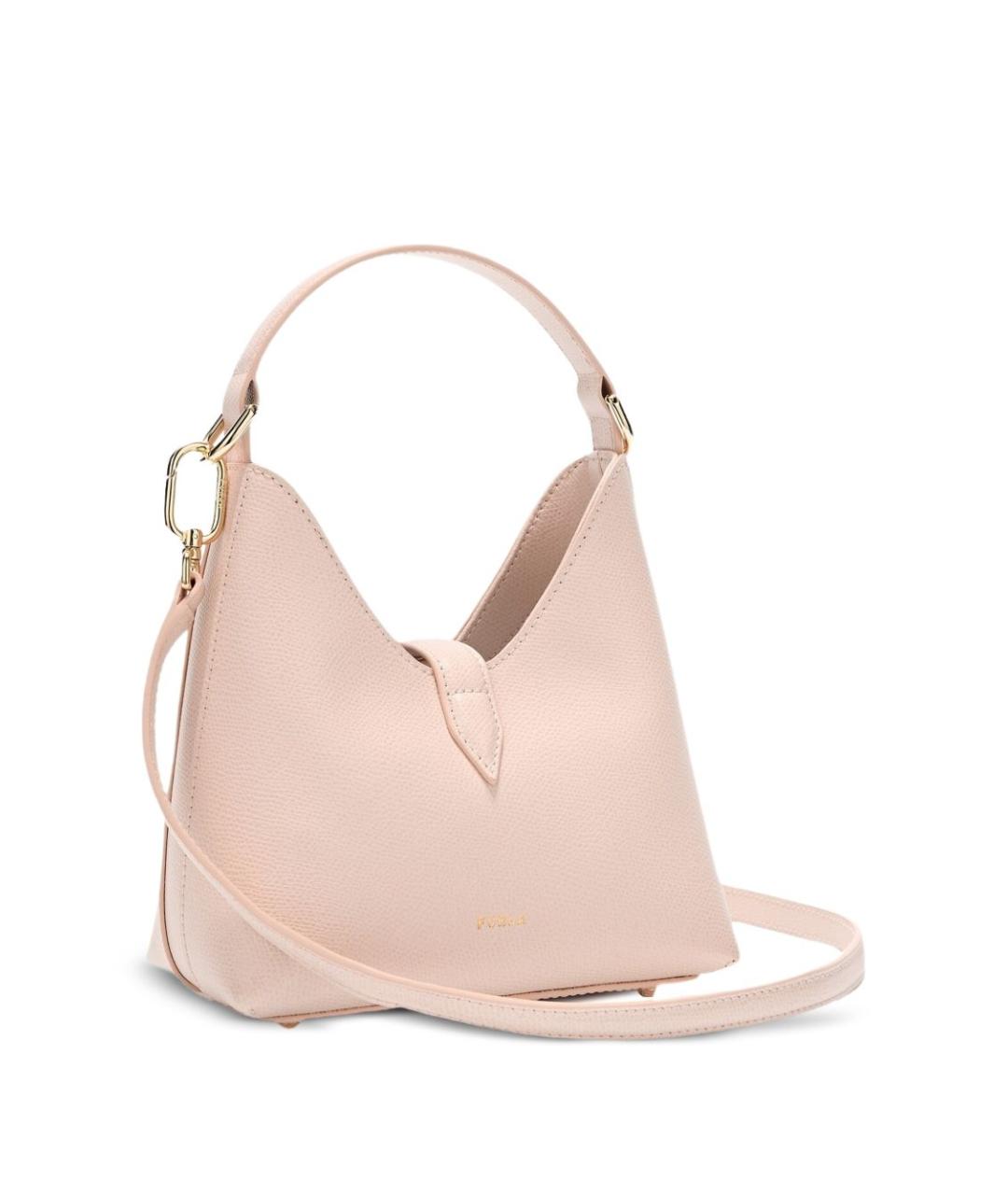 FURLA Розовая кожаная сумка через плечо, фото 4