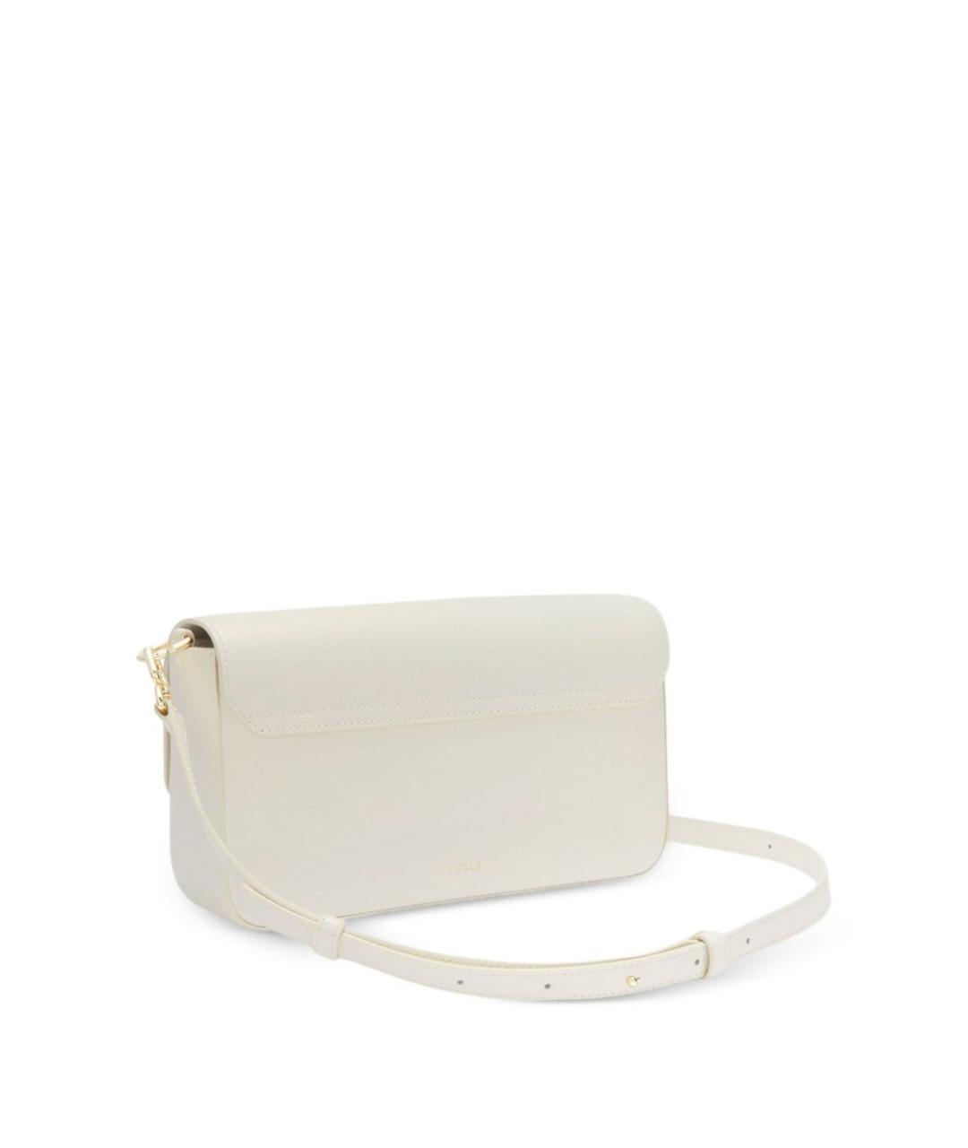 FURLA Белая кожаная сумка через плечо, фото 6