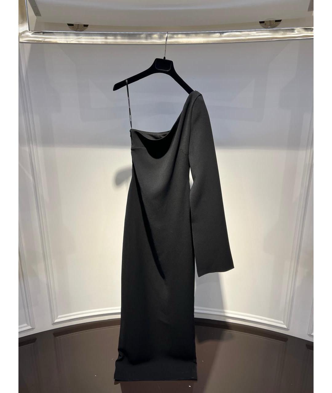 SOLACE LONDON Черное полиэстеровое вечернее платье, фото 3