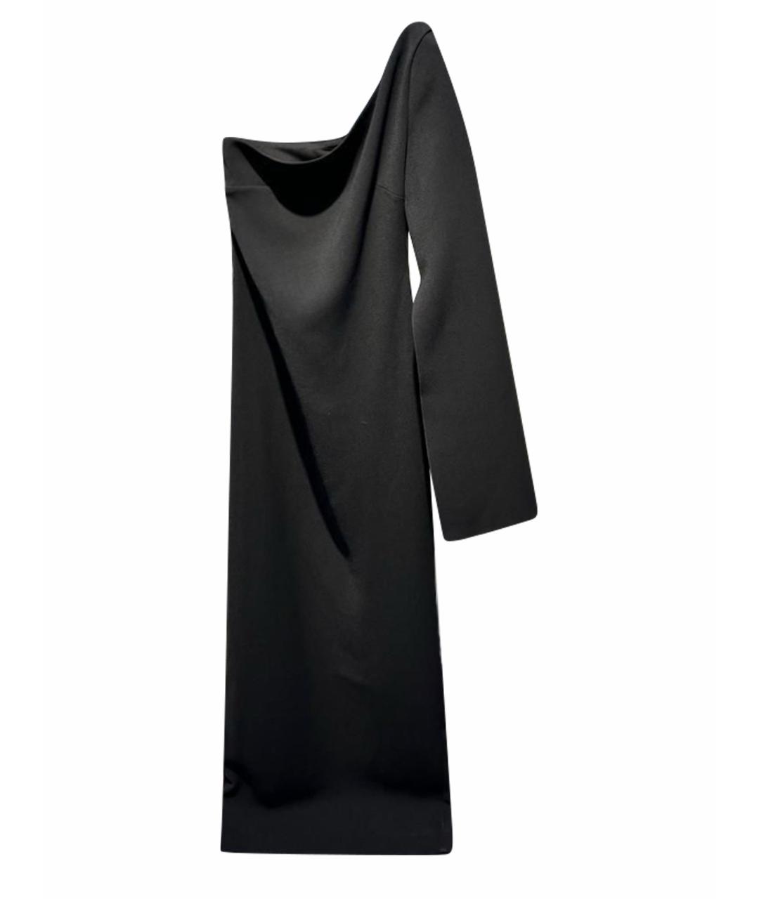 SOLACE LONDON Черное полиэстеровое вечернее платье, фото 1