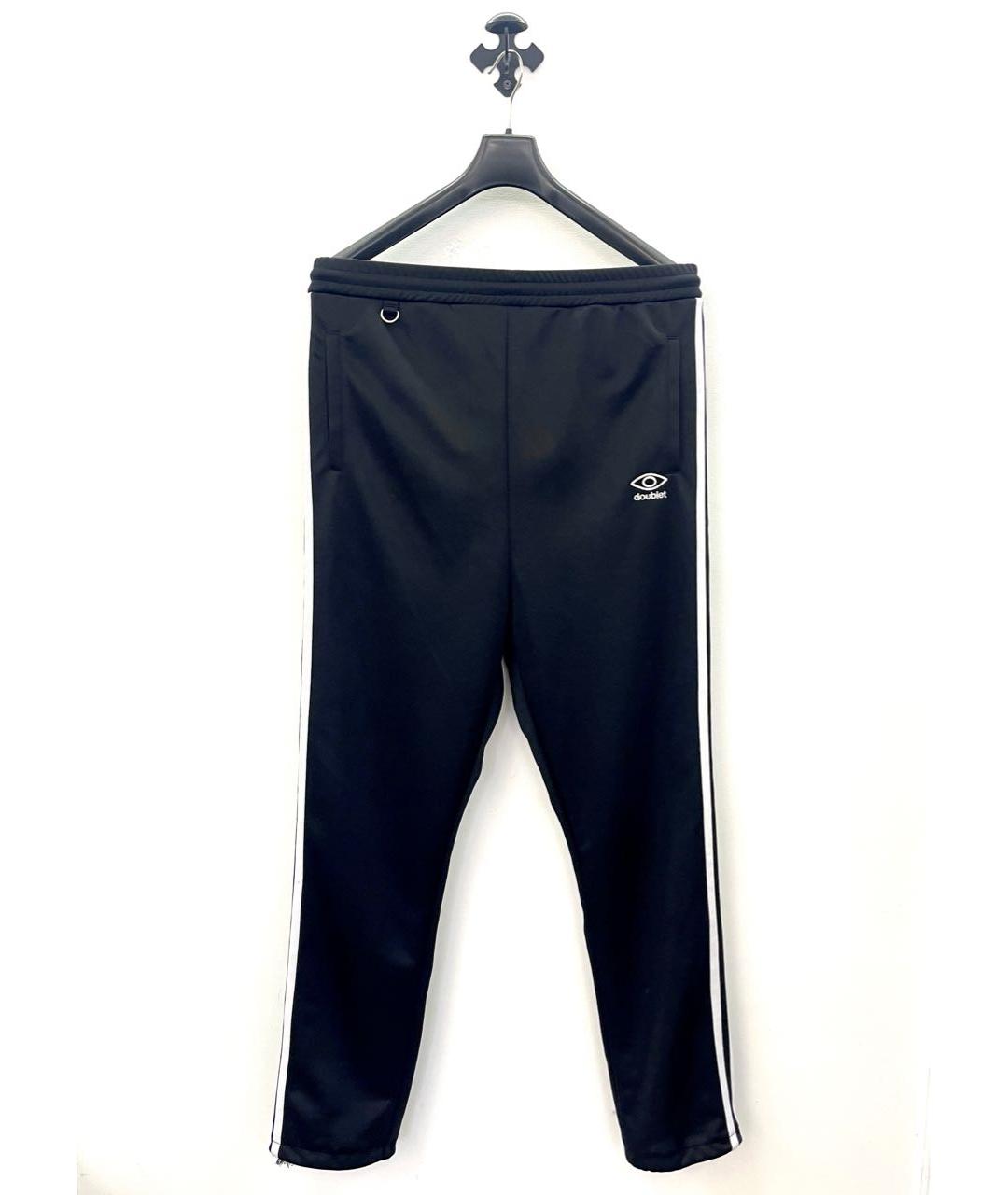 DOUBLET Черные полиэстеровые повседневные брюки, фото 2