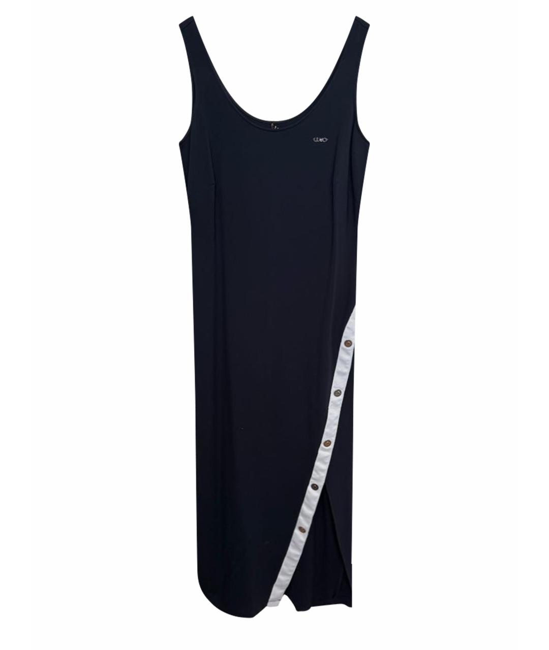 LIU JO Темно-синее повседневное платье, фото 1