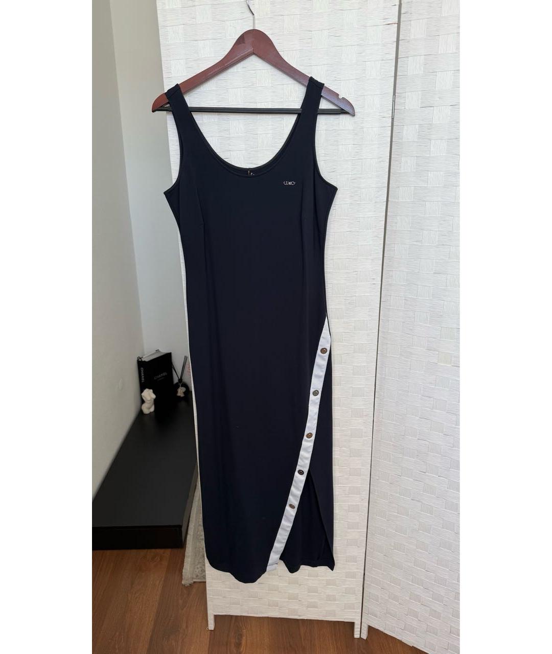 LIU JO Темно-синее повседневное платье, фото 5