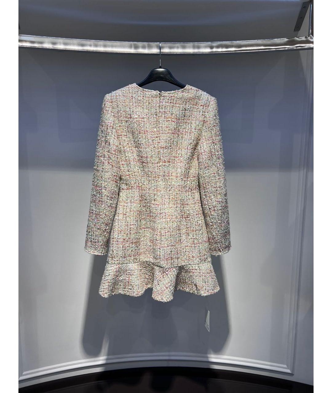 SELF-PORTRAIT Бежевое повседневное платье, фото 3