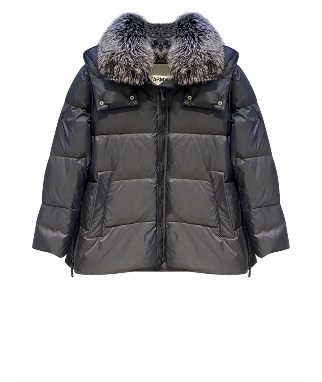 YVES SALOMON Серая полиамидовая куртка, фото 1