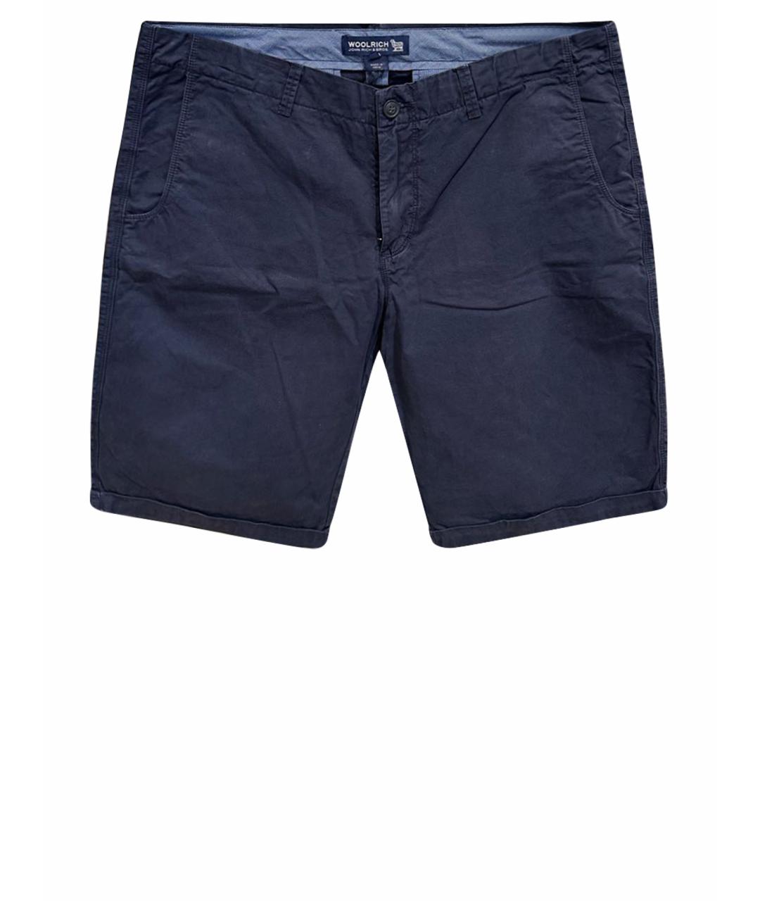 WOOLRICH Темно-синие хлопковые шорты, фото 1