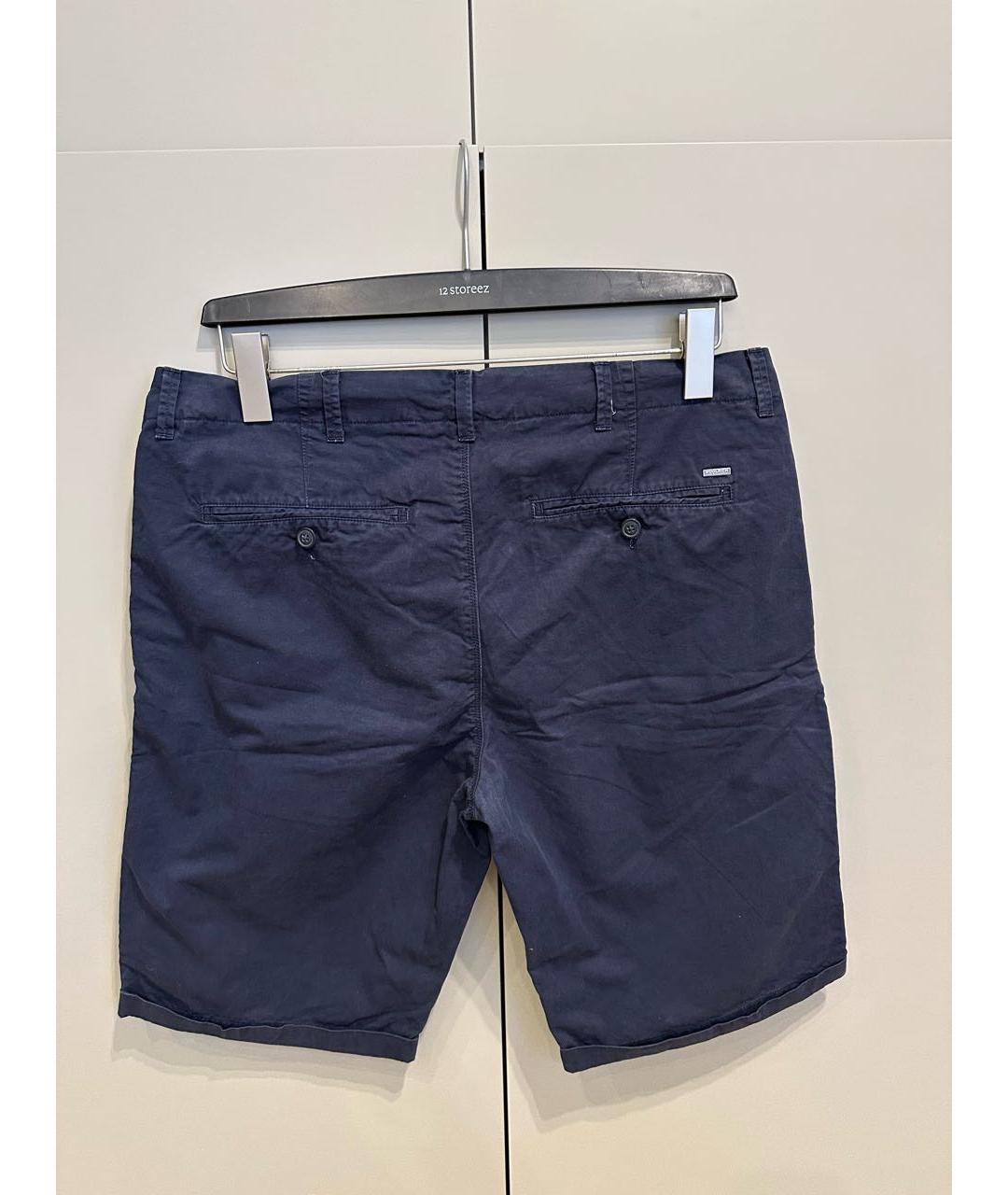 WOOLRICH Темно-синие хлопковые шорты, фото 2