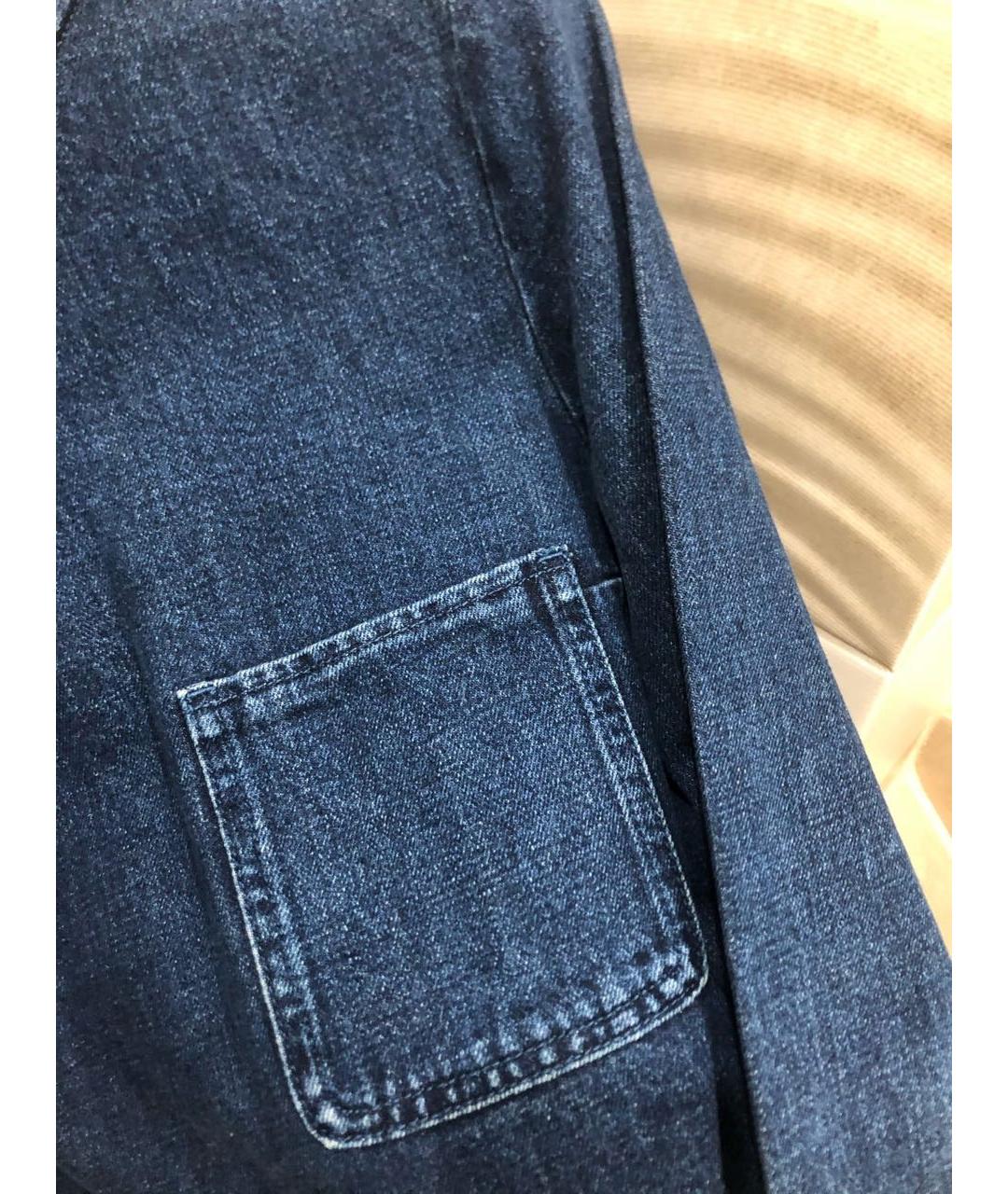 COS Синее деним повседневное платье, фото 2