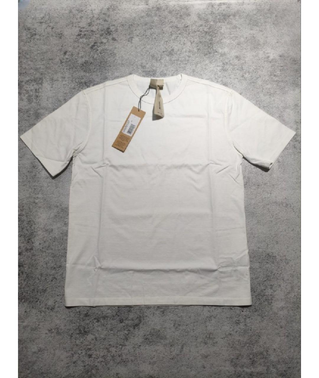 TEN C Белая хлопковая футболка, фото 1