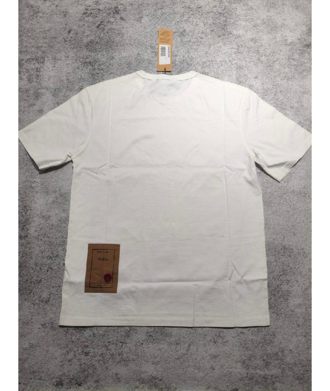 TEN C Белая хлопковая футболка, фото 2