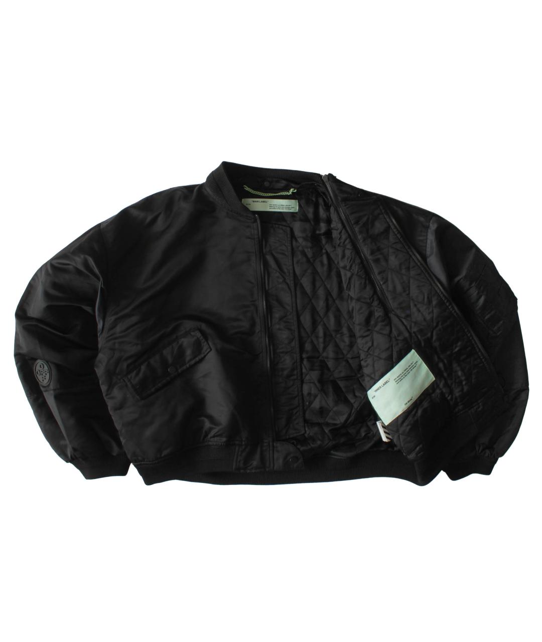 OFF-WHITE Черная полиамидовая куртка, фото 4