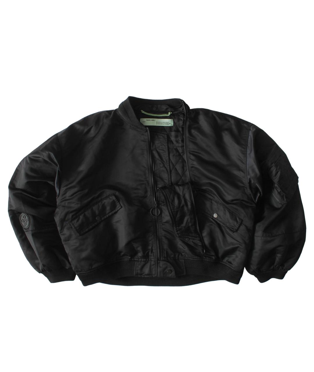 OFF-WHITE Черная полиамидовая куртка, фото 3