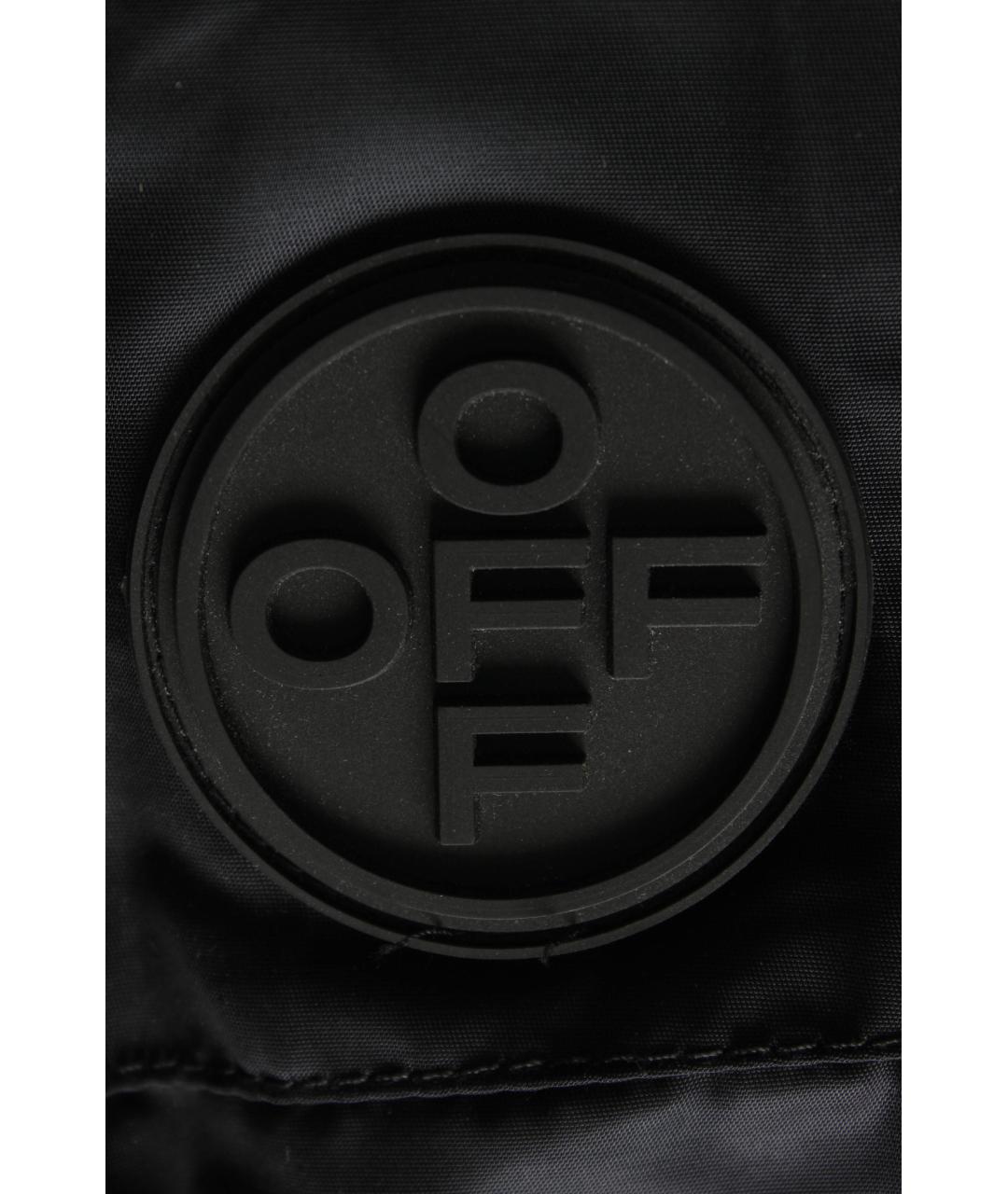 OFF-WHITE Черная полиамидовая куртка, фото 7