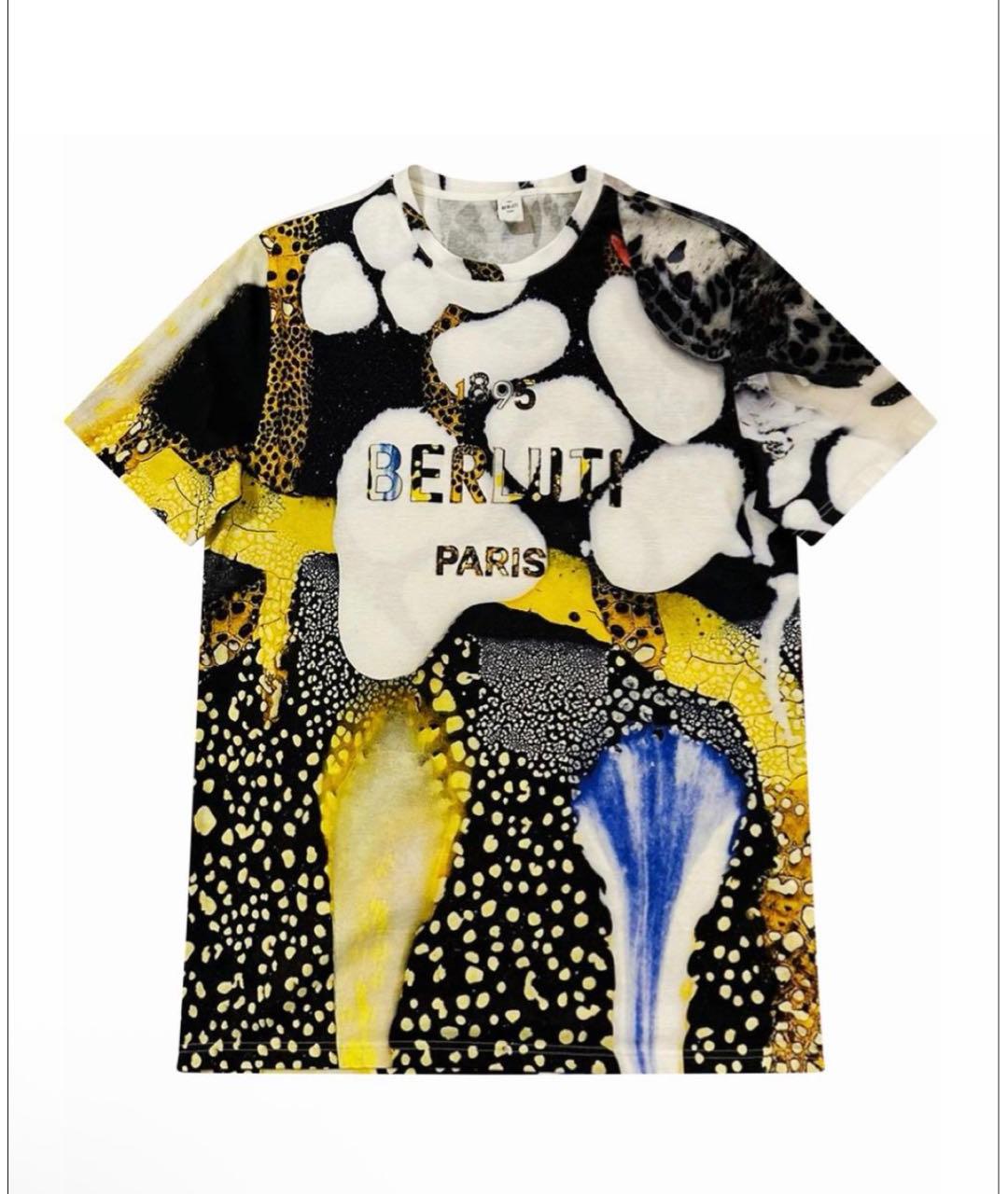 BERLUTI Мульти хлопковая футболка, фото 9