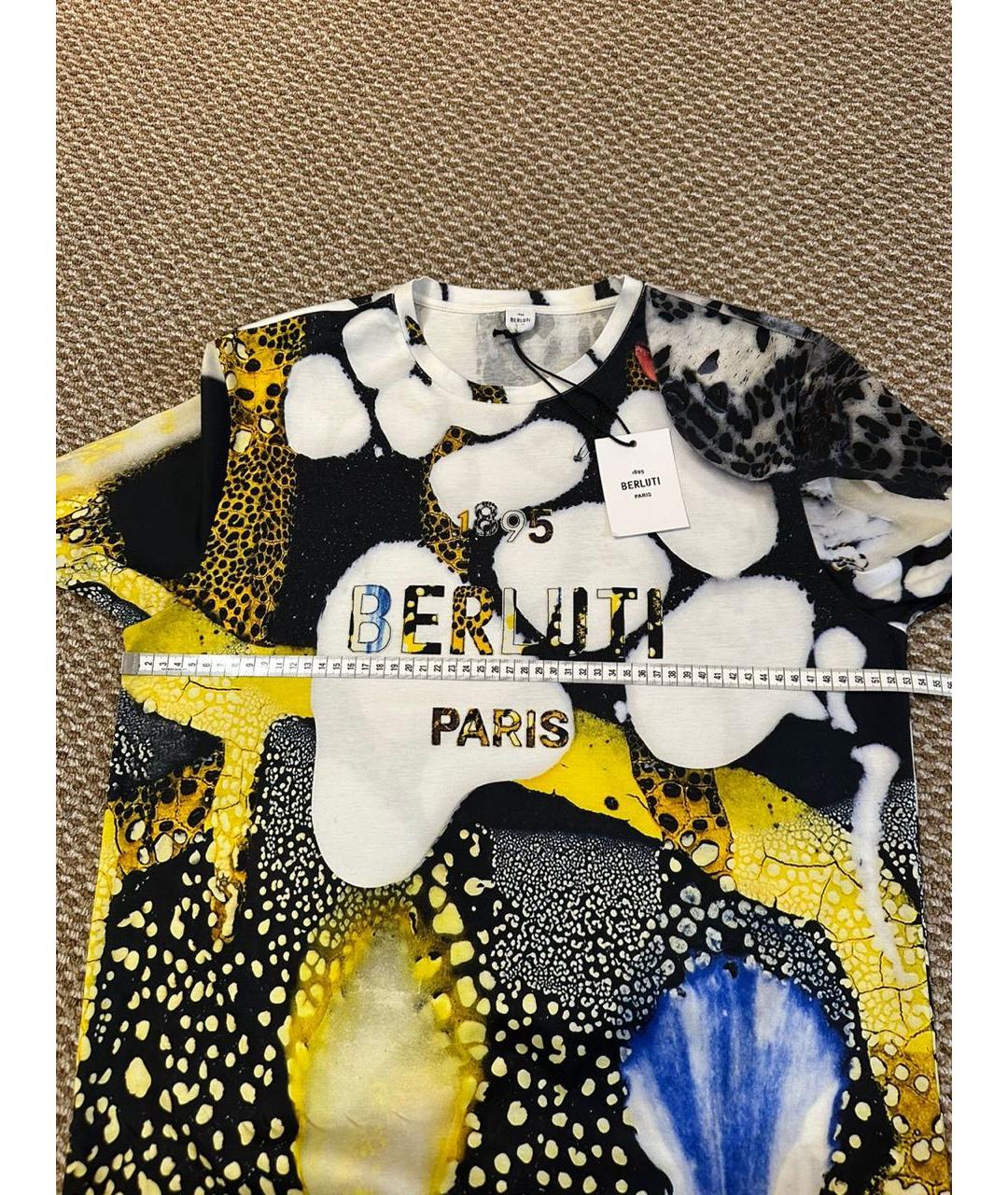 BERLUTI Мульти хлопковая футболка, фото 6