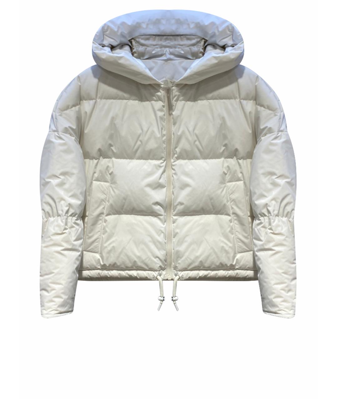 YVES SALOMON Белая полиэстеровая куртка, фото 1
