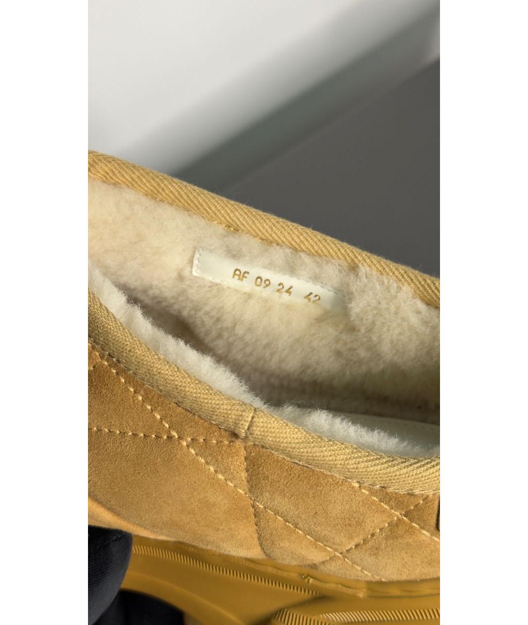 CHRISTIAN DIOR Коричневые замшевые полусапоги, фото 7