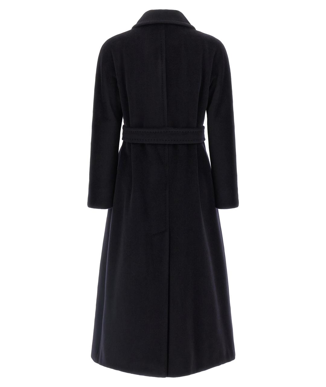 MAX MARA STUDIO Синее шерстяное пальто, фото 2