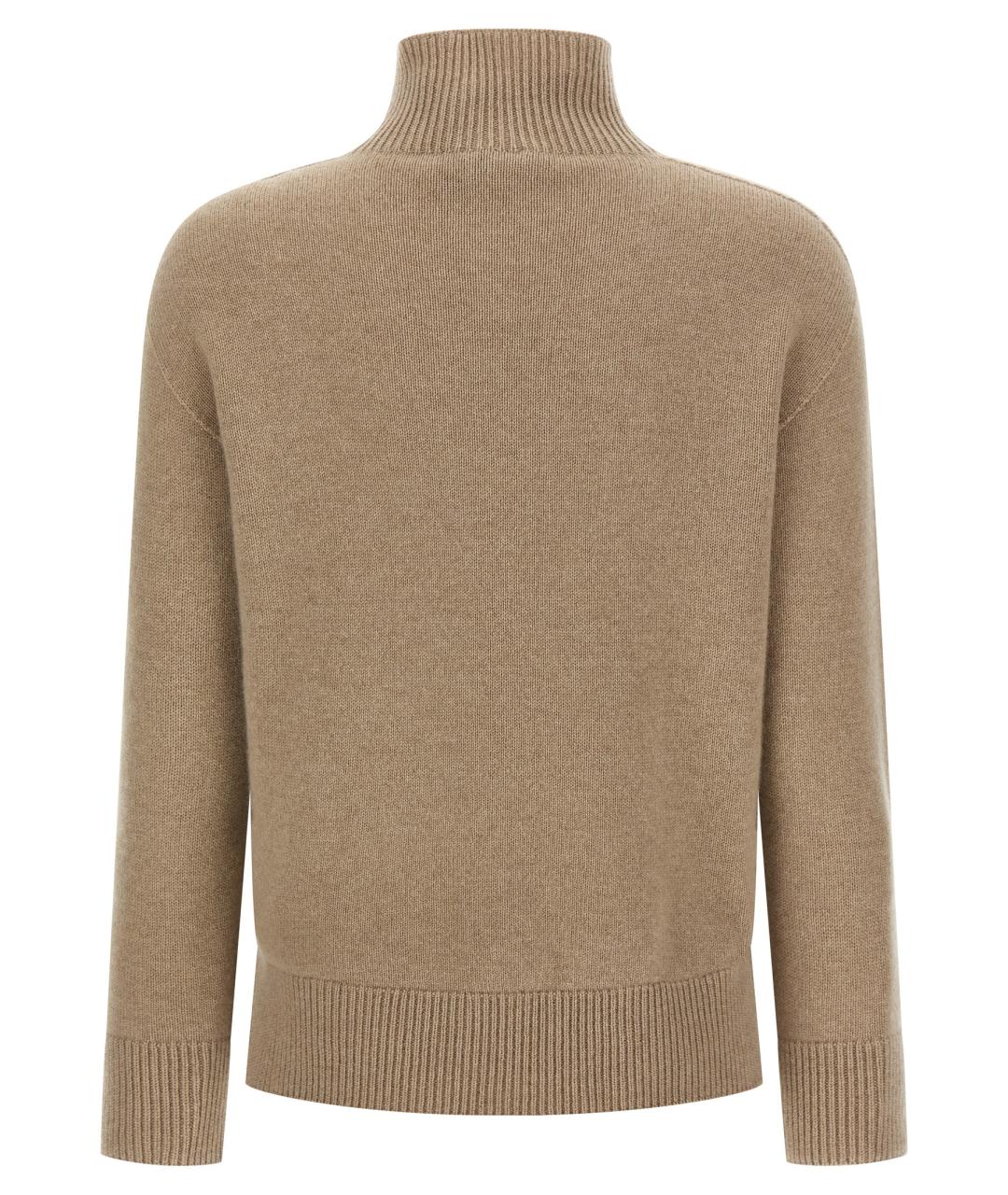 'S MAX MARA Бежевый кашемировый джемпер / свитер, фото 2