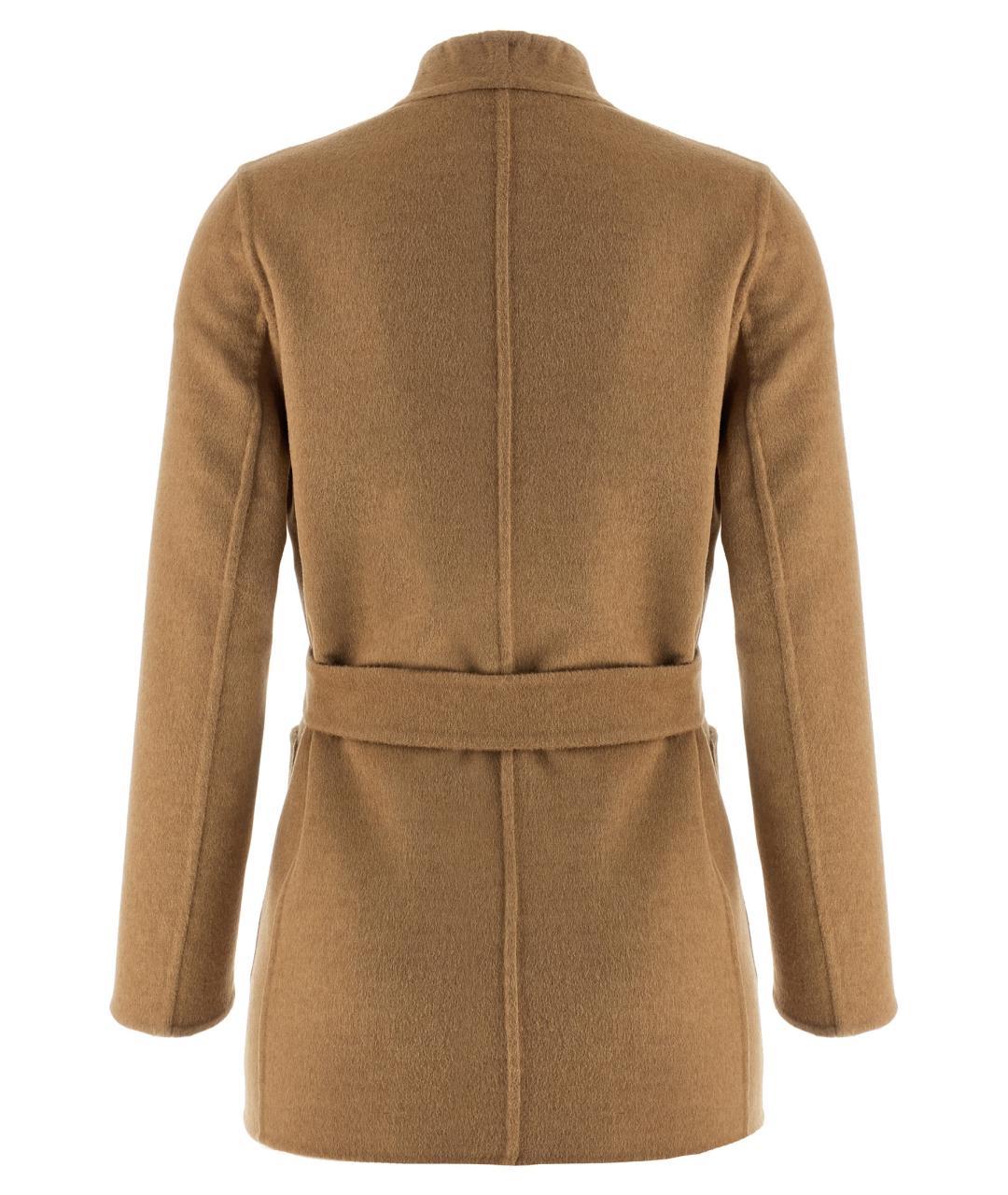 MAX MARA Бежевый шерстяной жакет/пиджак, фото 2