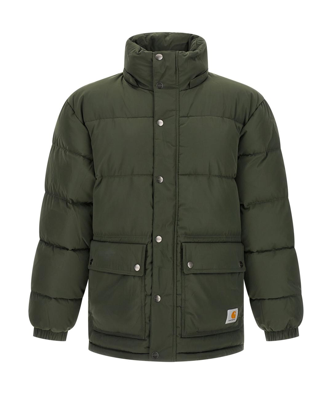 CARHARTT WIP Зеленый полиамидовый пуховик, фото 2