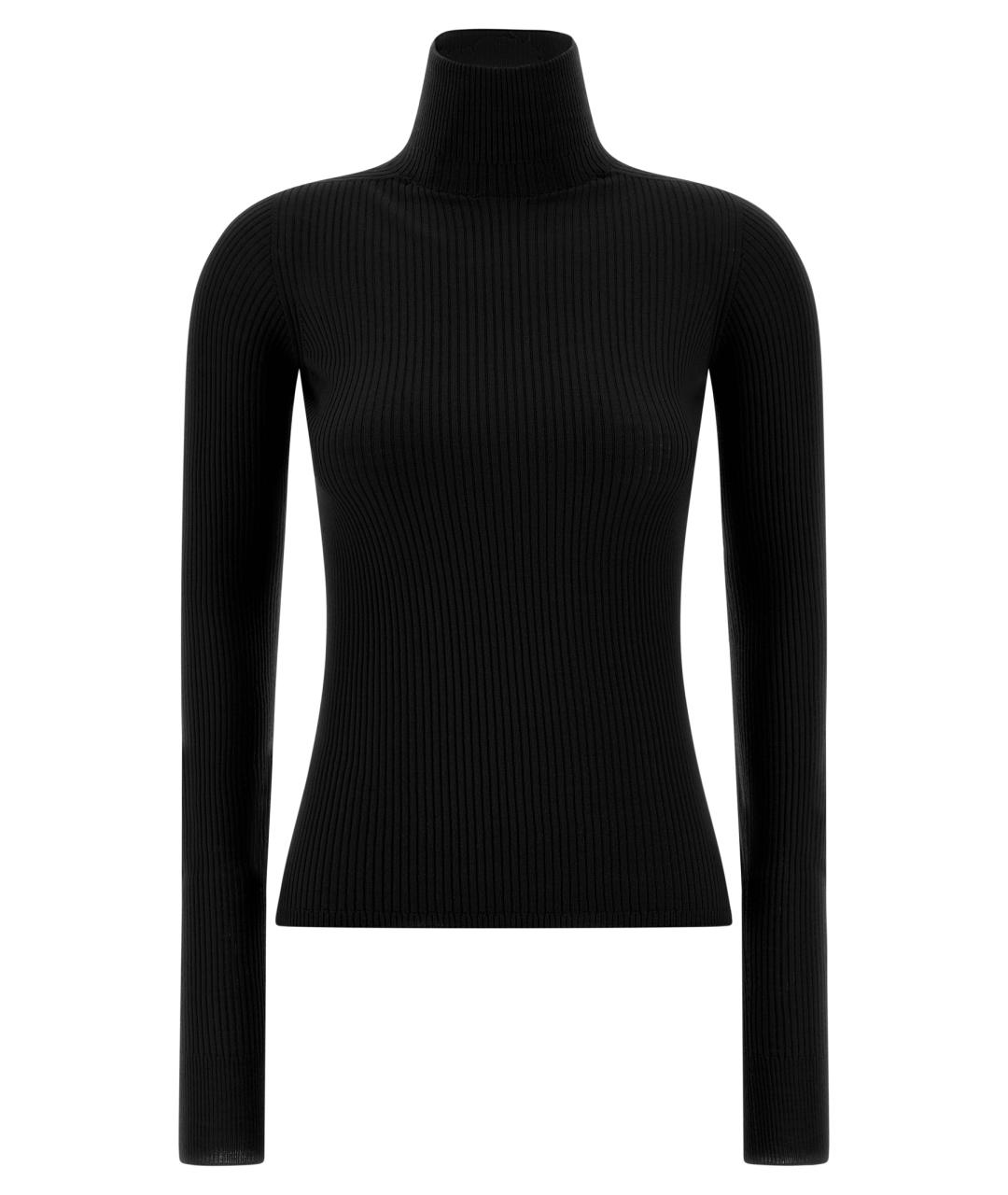 SPORTMAX Черная шерстяная водолазка, фото 1