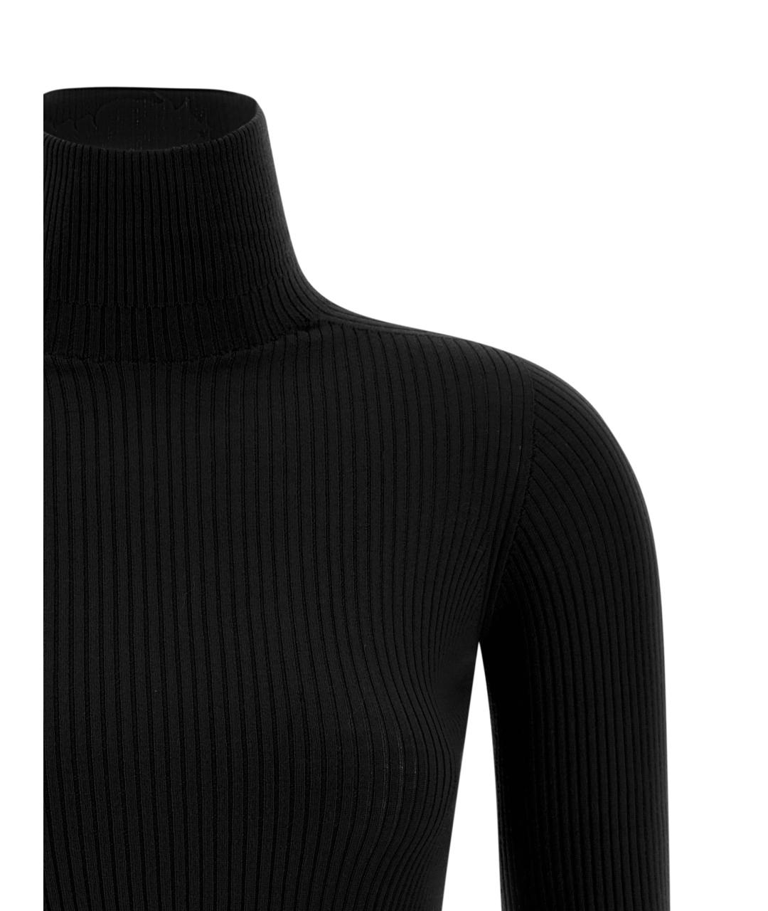 SPORTMAX Черная шерстяная водолазка, фото 3