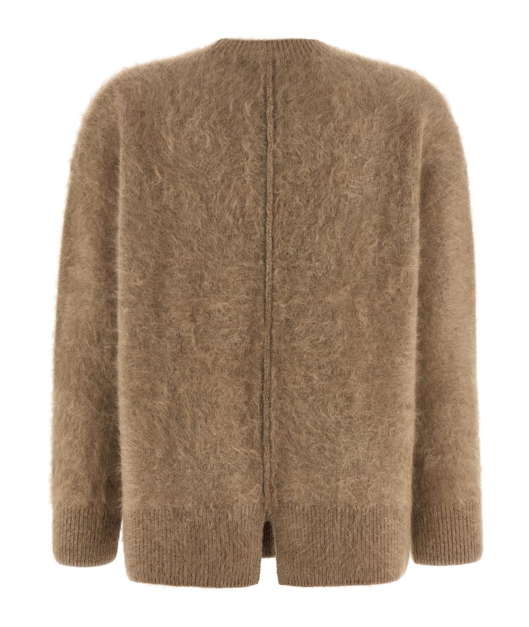 'S MAX MARA Бежевый кашемировый джемпер / свитер, фото 2