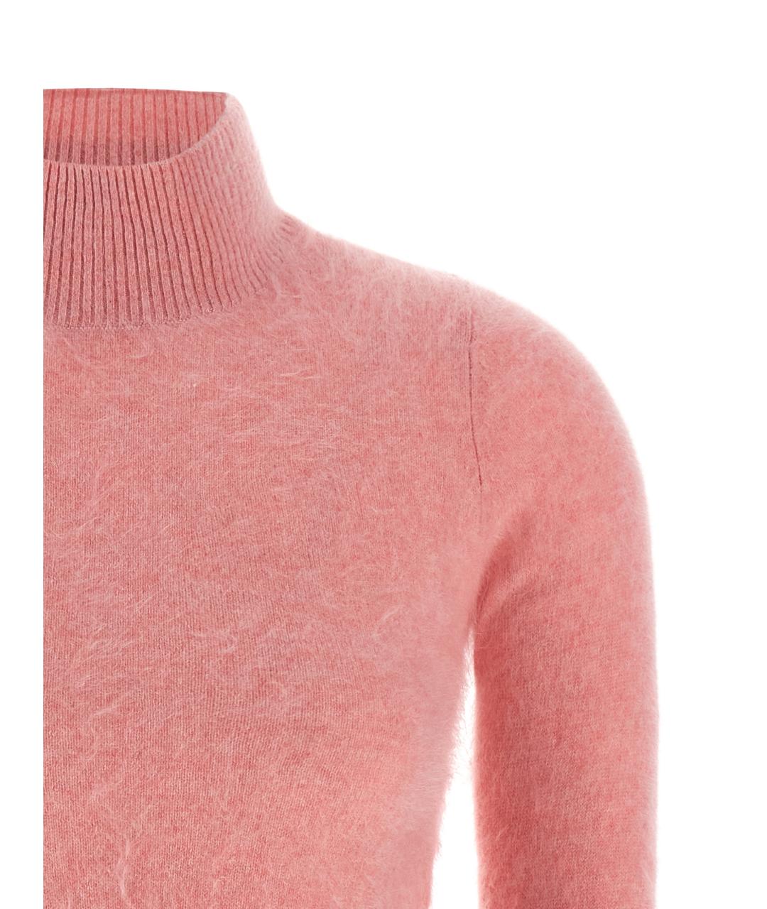 SPORTMAX Розовый кашемировый джемпер / свитер, фото 3