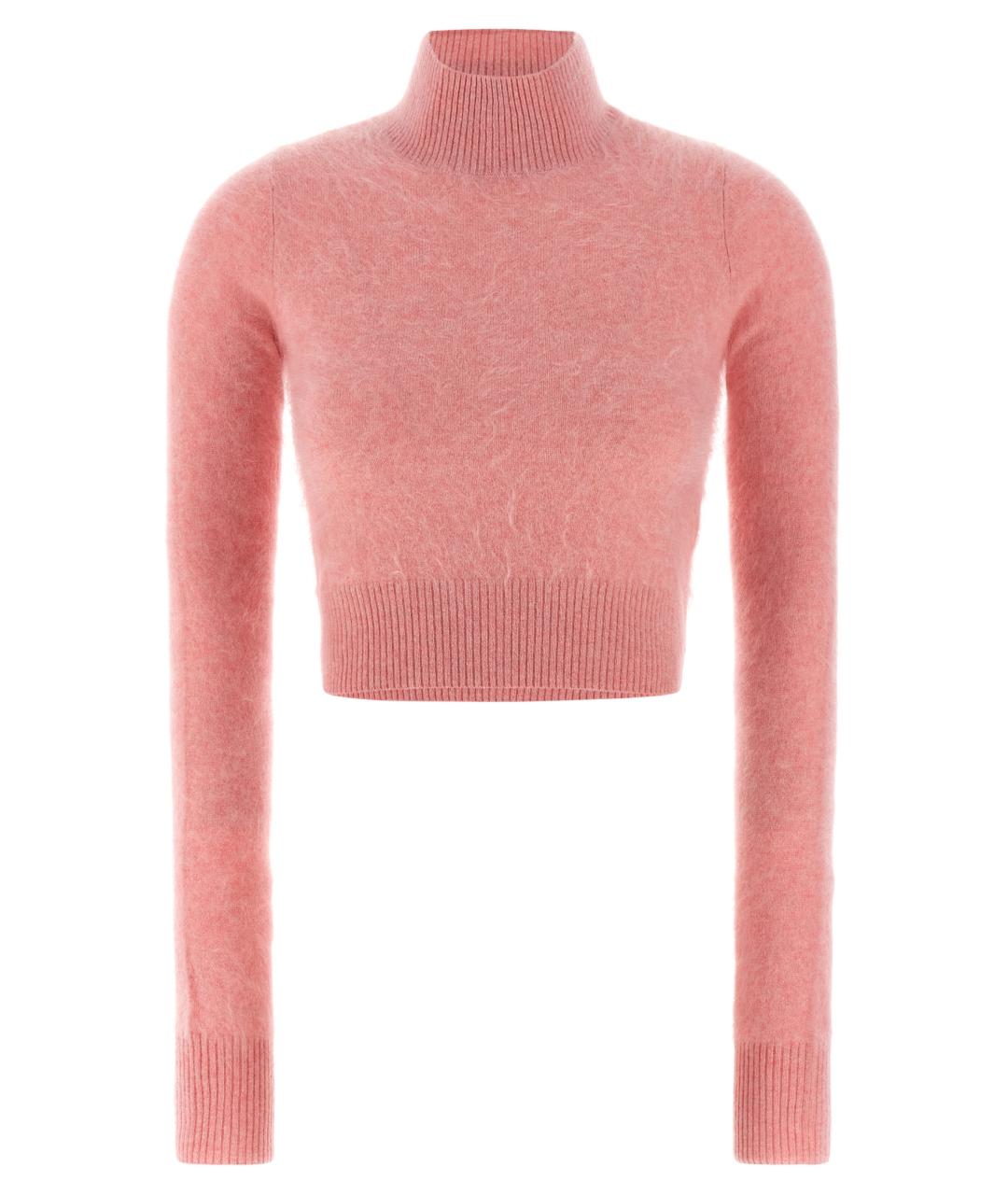 SPORTMAX Розовый кашемировый джемпер / свитер, фото 1